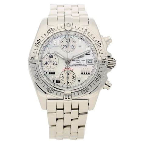 breitling chrono cockpit mother of pearl|Buy Used Breitling Cockpit A13358 .